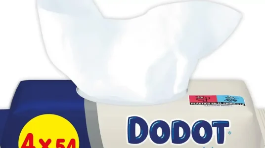 Chollo 432 Toallitas Dodot Sensitive para Bebé (8 paquetes de 54) por 13,90€ con descuento (0,03€ cada una)