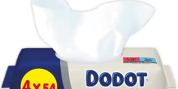 Chollo 432 Toallitas Dodot Sensitive para Bebé (8 paquetes de 54) por 13,90€ con descuento (0,03€ cada una)