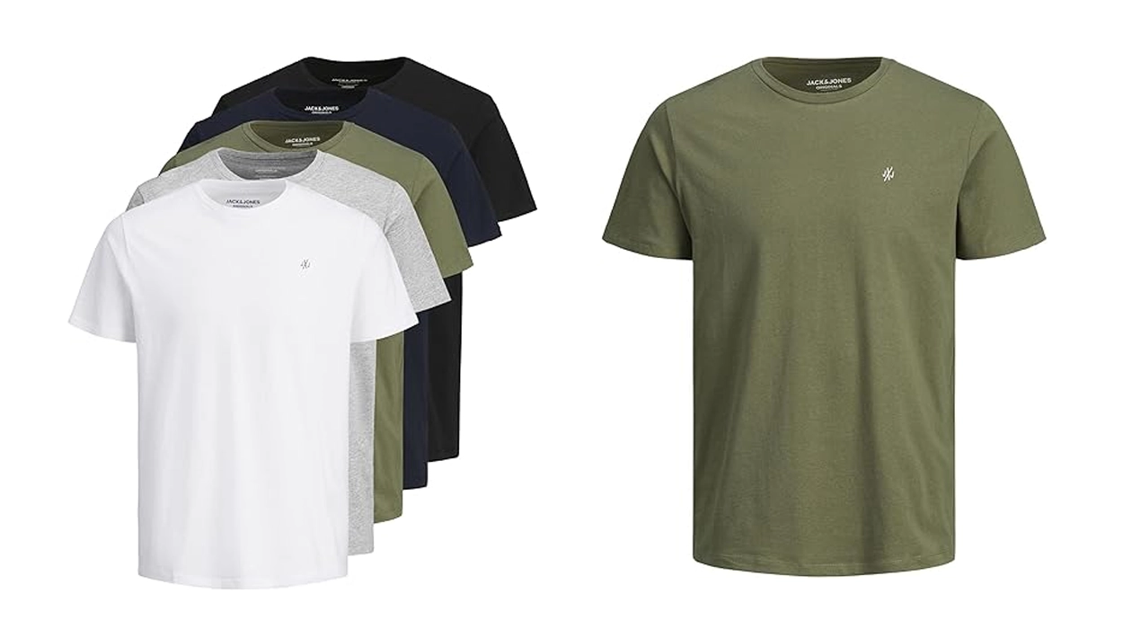5 camisetas jack jones