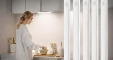 Pack x5 luces LED recargables de 30 cm con sensor de movimiento y brillo regulable