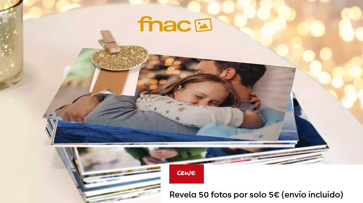 50 fotos por 5€ en Fnac 