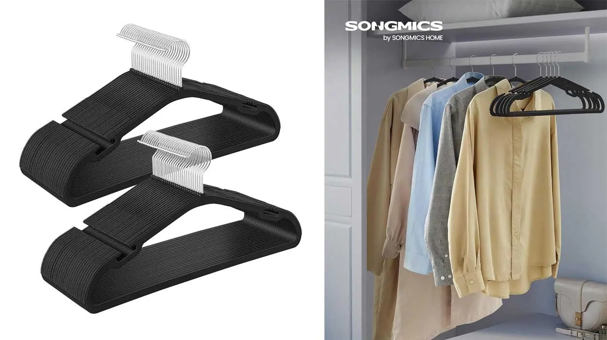 50 perchas Songmics baratas