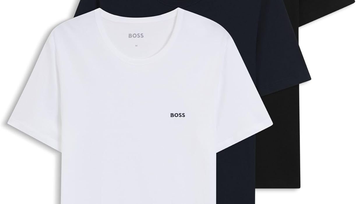 Pack de 3 camisetas clásicas para hombre Boss Tshirt RN 10243514 01