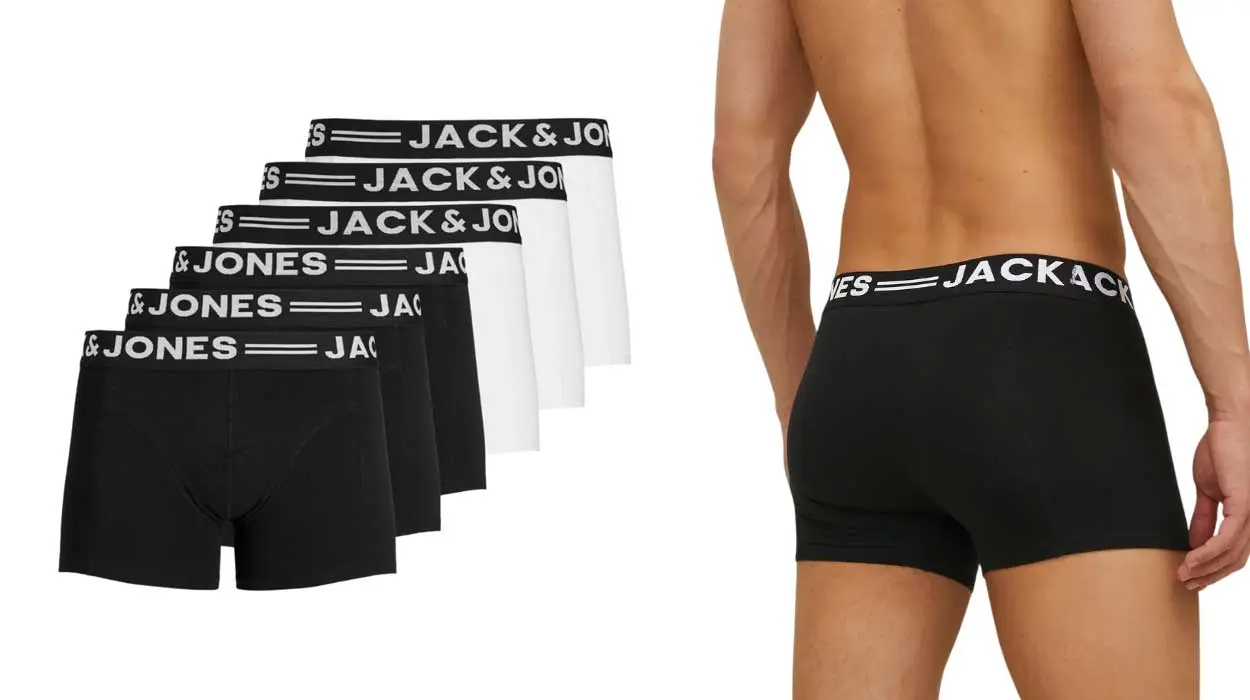 6 boxers Jack Jones sense baratos