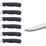 6 cuchillos de mesa chuleteros Arco