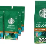 6 paquetes de café molido Starbucks Single-Origin Colombia 200 g