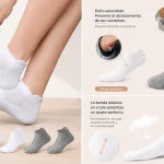 6 pares calcetines tobilleros