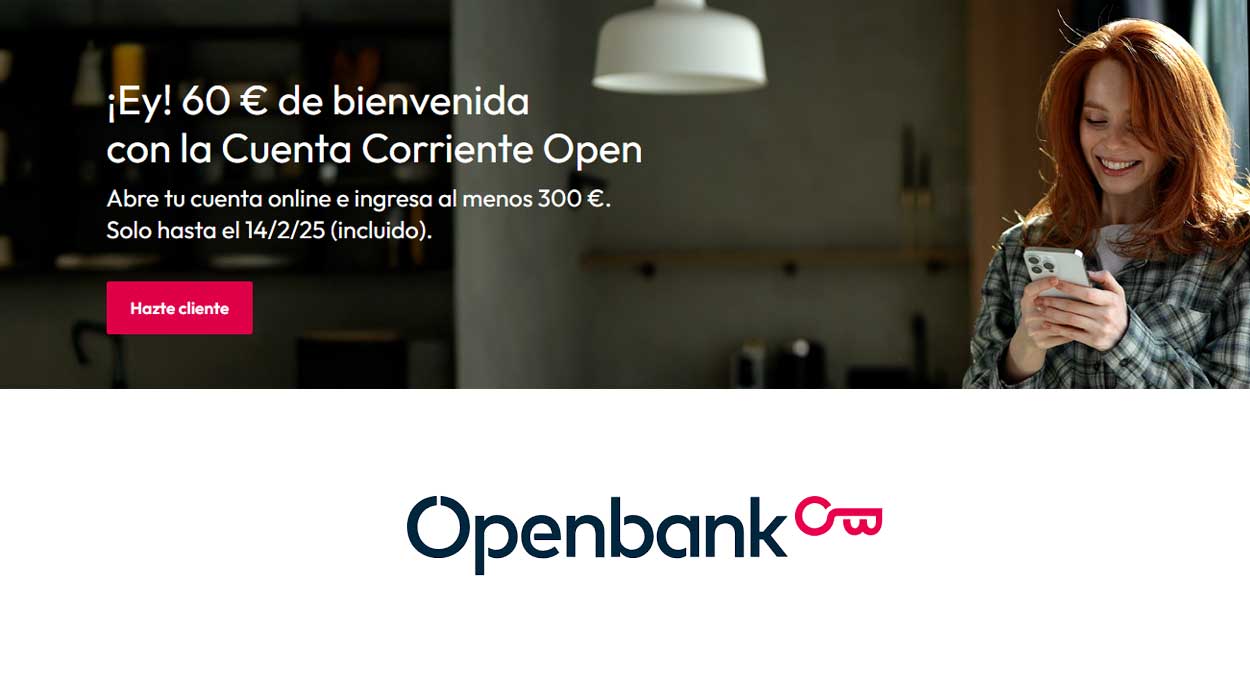 60€ de bienvenida en Openbank