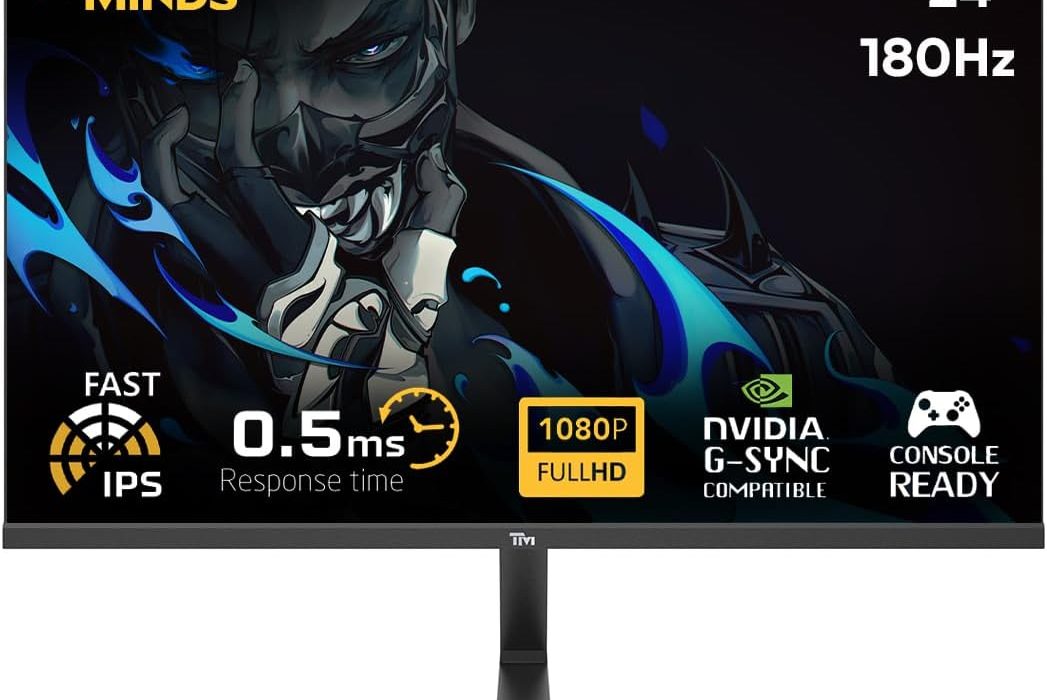 Monitor gaming Twisted Minds de 24" FHD y 180Hz para máxima fluidez