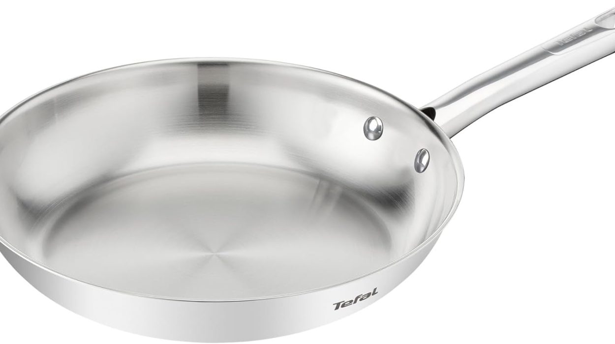Sartén Tefal Duetto On de 28 cm en acero inoxidable para una cocción rápida y uniforme