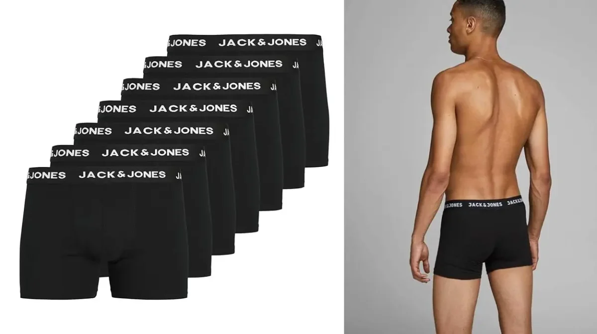 Pack x7 Bóxers Jack & Jones para hombre