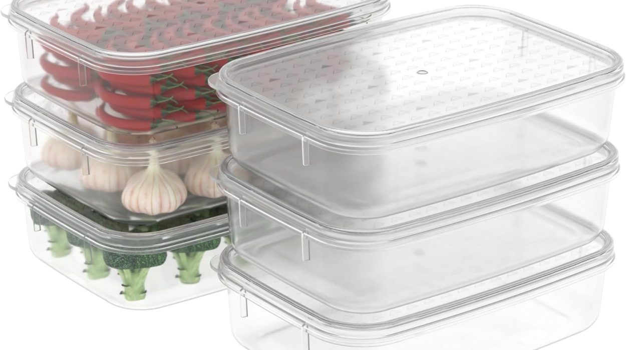 Pack de 6 recipientes Cetomo de 1.1L aptos para nevera, congelador y microondas