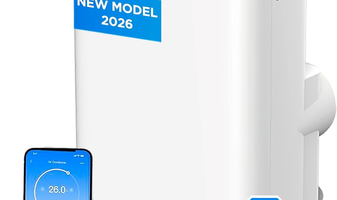 Aire acondicionado portátil Midea: climatizador, deshumidificador y control por app para hasta 25 m²