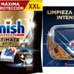 Chollo Pack de 73 pastillas Finish Ultimate Plus Infinity Shine para el lavavajillas