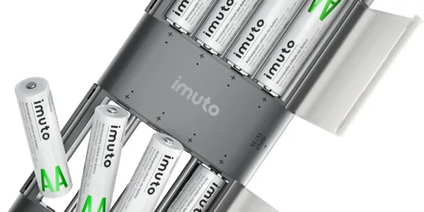 Chollo 8 pilas recargables imuto aa de 2000 mwh con cargador