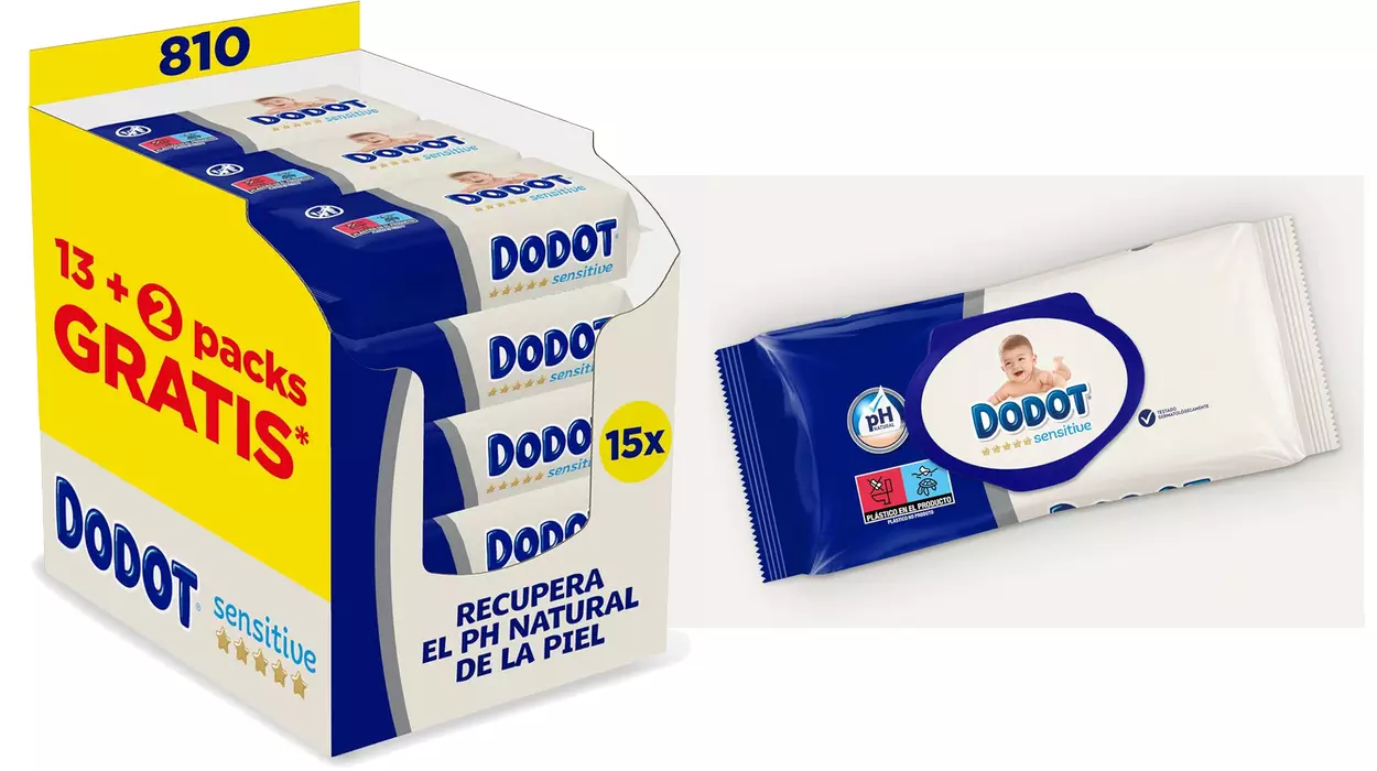 810 toallitas Dodot Sensitive