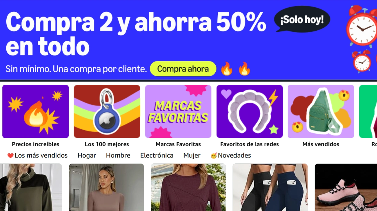 AMAZON HAUL COMPRA 2 AHORRA 50%