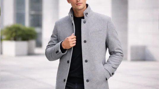 Abrigo de lana Jack & Jones Jjemelton Wool Coat para hombre