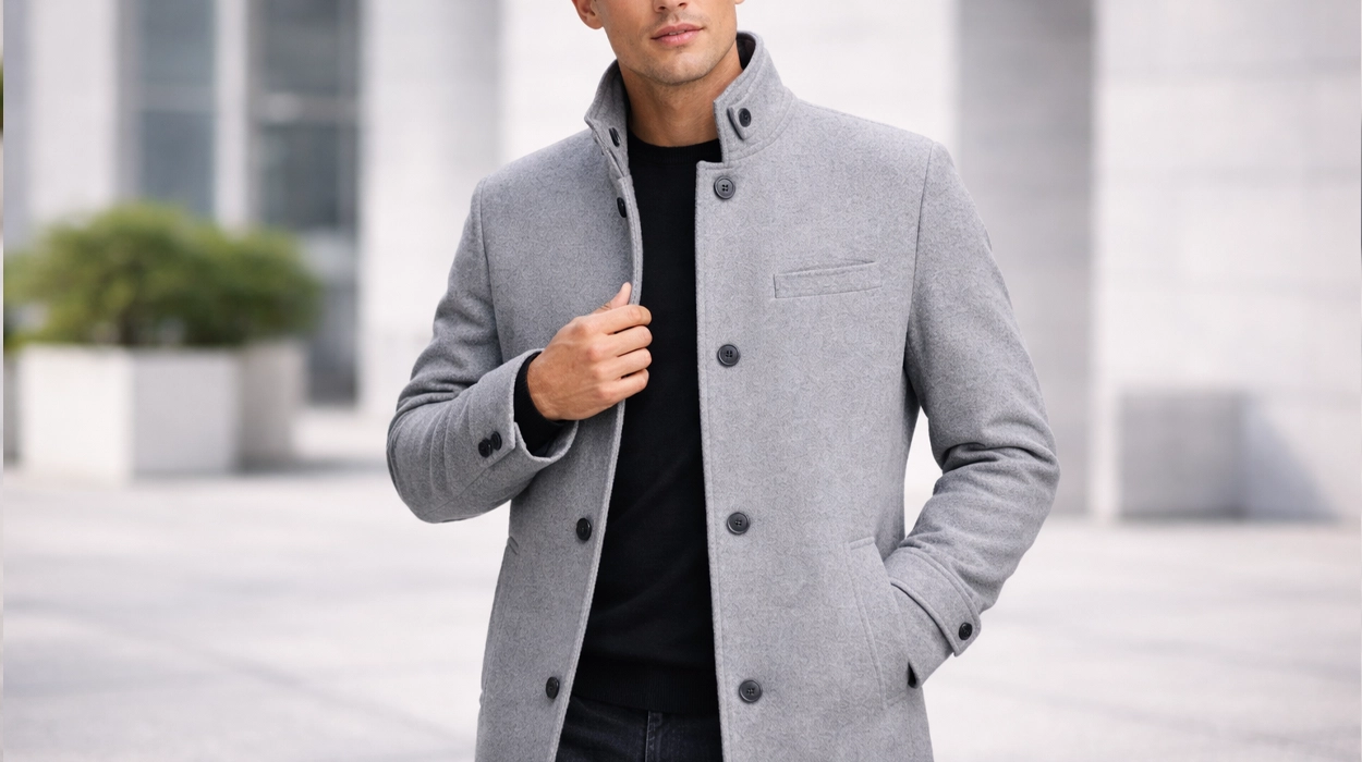 Abrigo de lana Jack & Jones Jjemelton Wool Coat para hombre