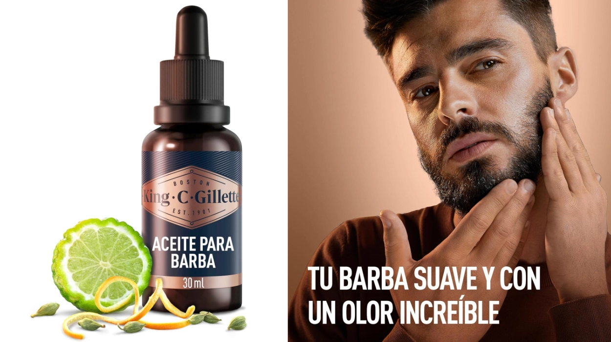 Aceite para barba King C. Gillette de 30 ml