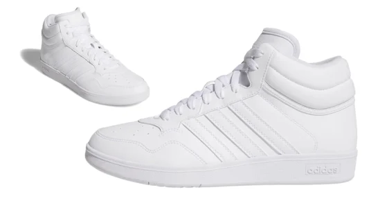 Adidas Hoops 4.0 Mid en color blanco