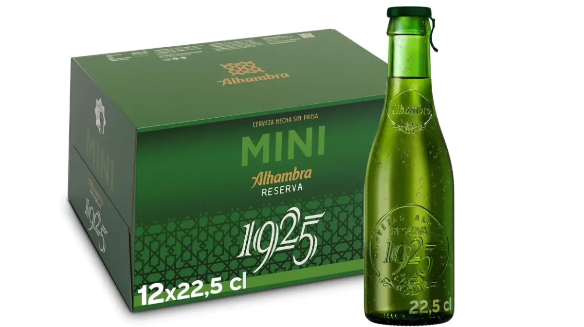 Pack x12 Cervezas Alhambra Reserva 1925 Mini de 22,5 cl