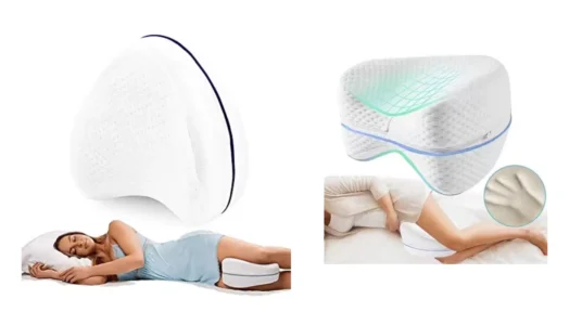 Almohada ortopédica para pierna y rodilla