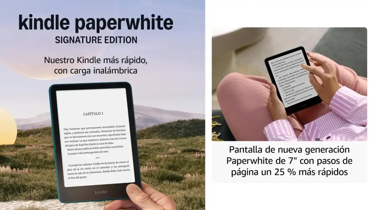 Kindle Paperwhite Signature Edition de 32 GB con pantalla de 7"