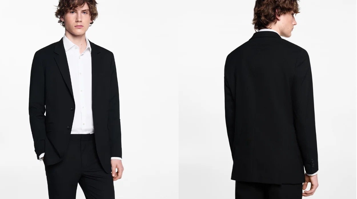 Americana de traje slim fit Mango Outlet para hombre