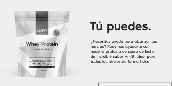 Amfit Nutrition Proteína chocolate blanco oferta
