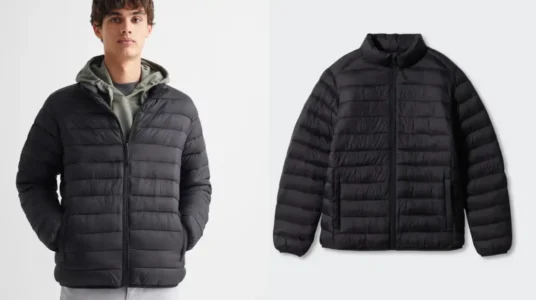 Anorak acolchado Mango Outlet para hombre