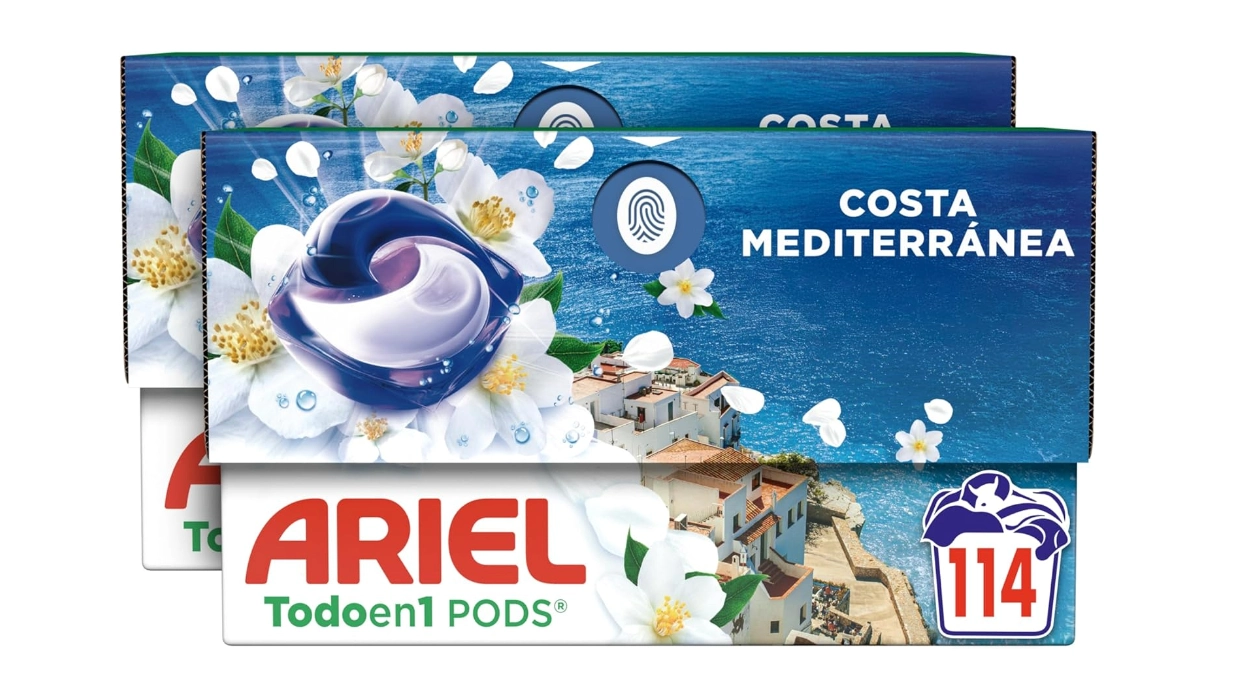 Ariel Todo en 1 PODS Brisa Marina Y Jazmín 114 dosis