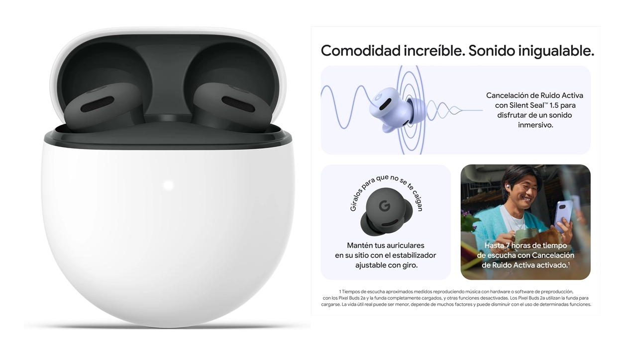 Auriculares Google Pixel Buds 2A