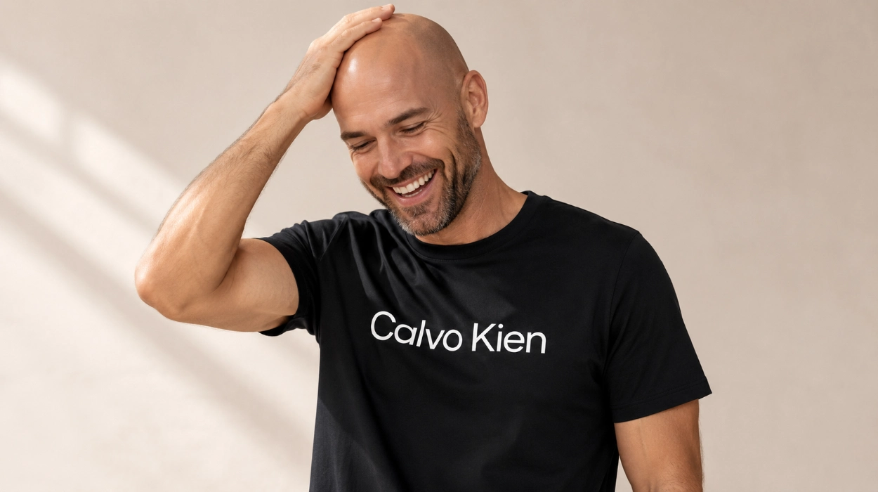 Auténtica camiseta Calvo Kien para hombre