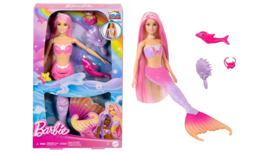 Barbie sirena Malibú con accesorios