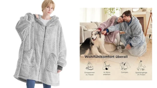 Batamanta con cremallera Bedsure de forro polar ultra suave