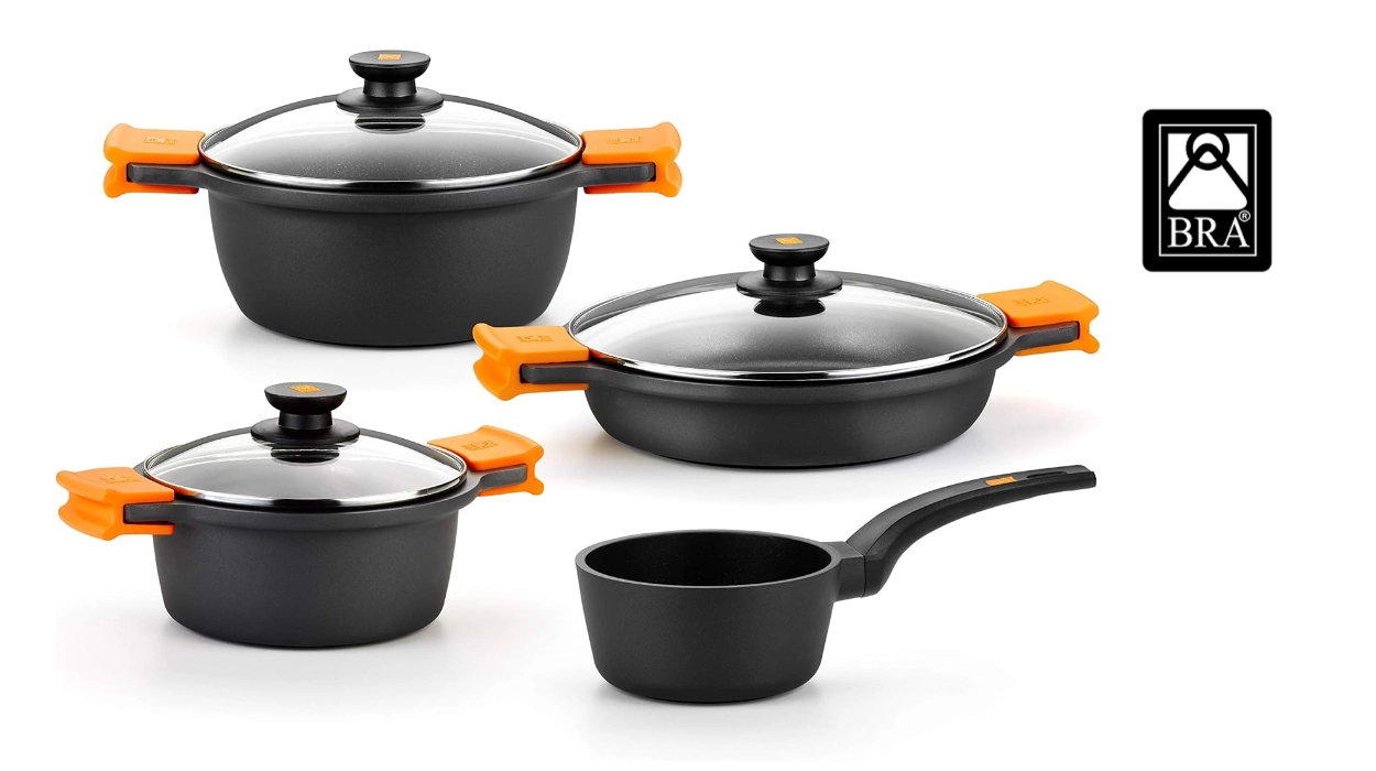 Batería de cocina BRA Efficient de 7 piezas