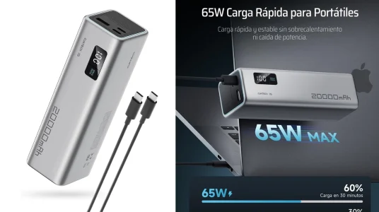 Batería externa Cuktech de 20.000 mAh