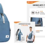 Bolso cruzado antirrobo Skysper para hombre