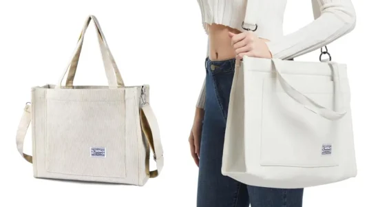 Bolso de Pana Grande y Grueso para Mujer