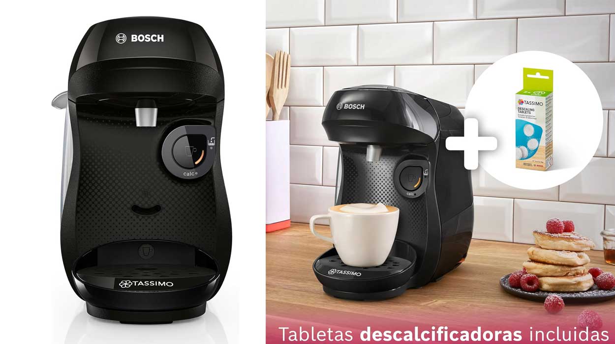  Bosch - Cafetera Multibebida Tassimo Happy Friendly barata