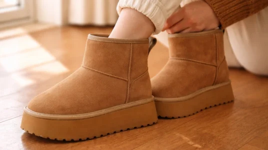 Botas de tipo australiano Mishansha con suela doble para mujer