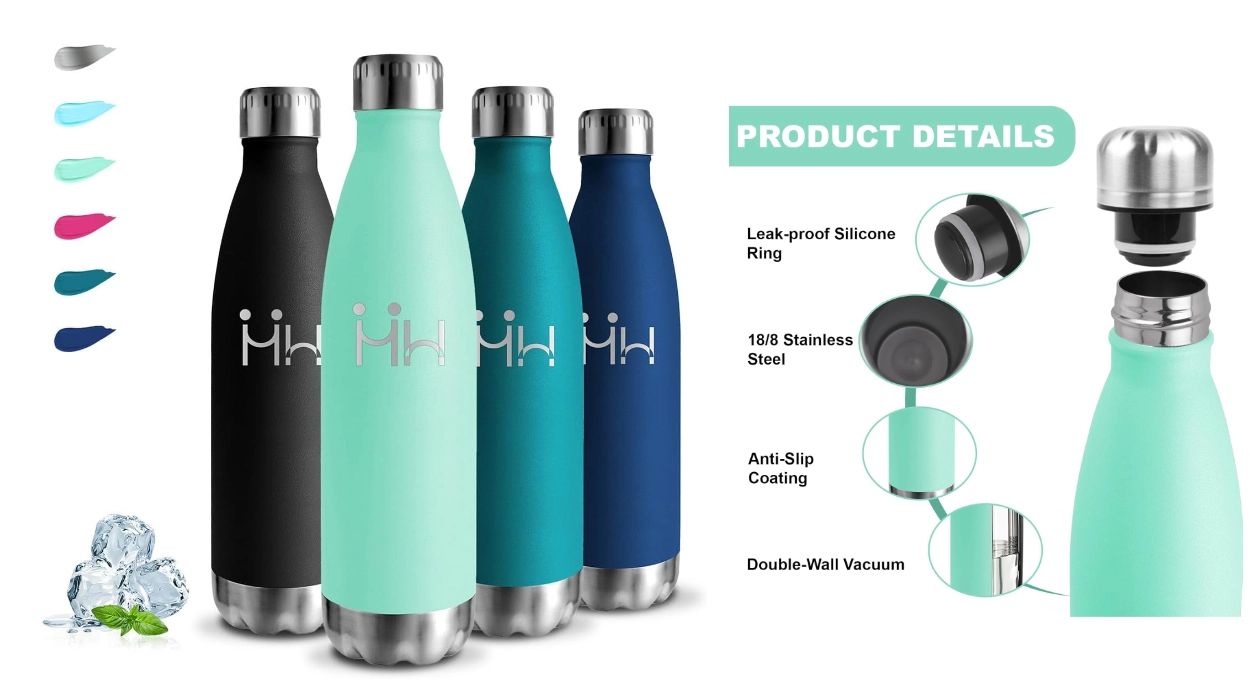 Botella de agua térmica acero inoxidable Grsta