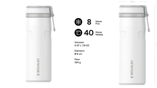 Botella térmica Stanley IceFlow de 0,47 litros