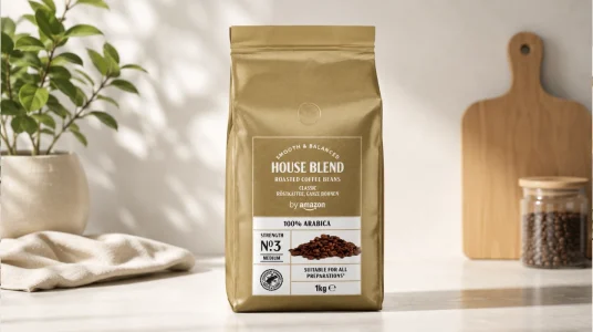 Café en grano natural by Amazon 100% Arábica
