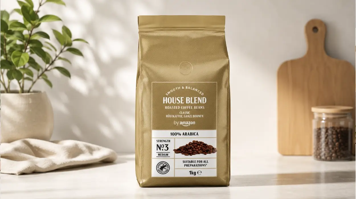 Café en grano natural by Amazon 100% Arábica