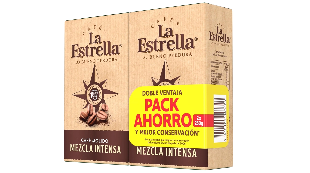 Café molido La Estrella Mezcla Intensa