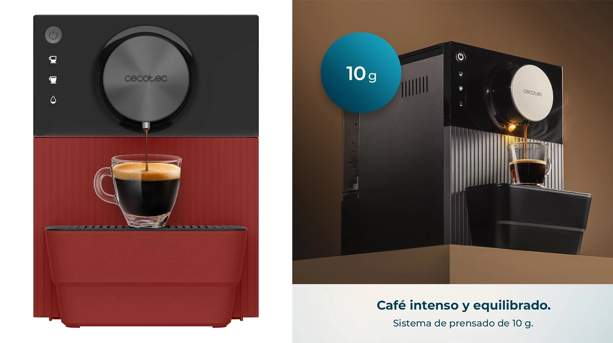 Cafetera Superautomática Cecotec Compacta Cremmaet Cube Red