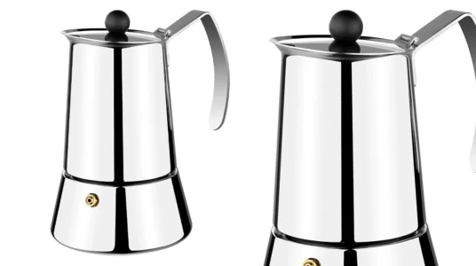 Cafetera italiana Monix Eterna para 6 tazas compatible con inducción