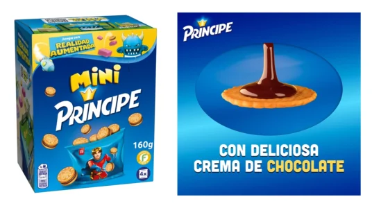 Caja de Galletas Príncipe Mini